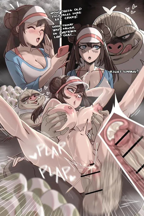 Thumbnail Rosa's Slaking Adventure with Ratbawz Pokemon | A_MASSIVE_PERVERT | MonsterMen