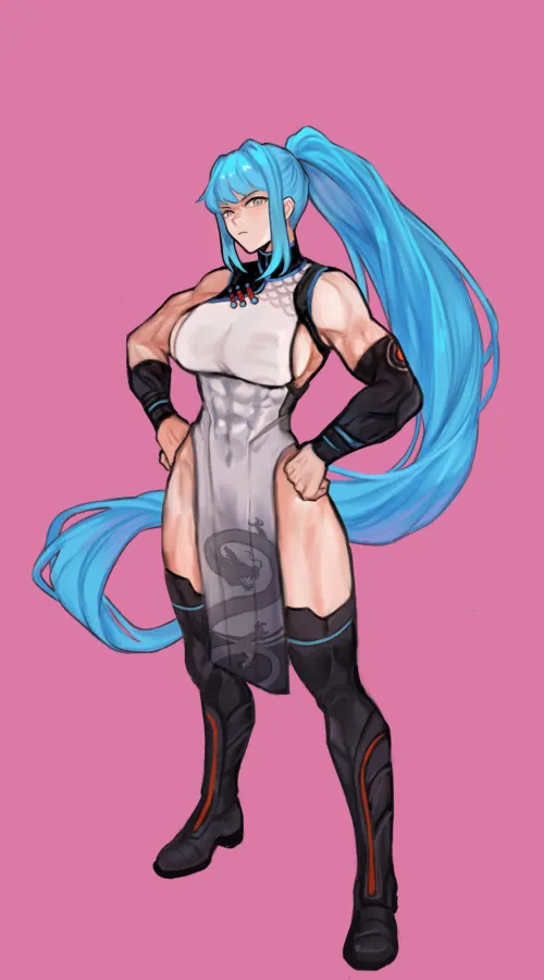 Thumbnail Sethkiells Rumika ExplosifChoker: A Fit Drawing of a Girl | By TheTMoneyMan