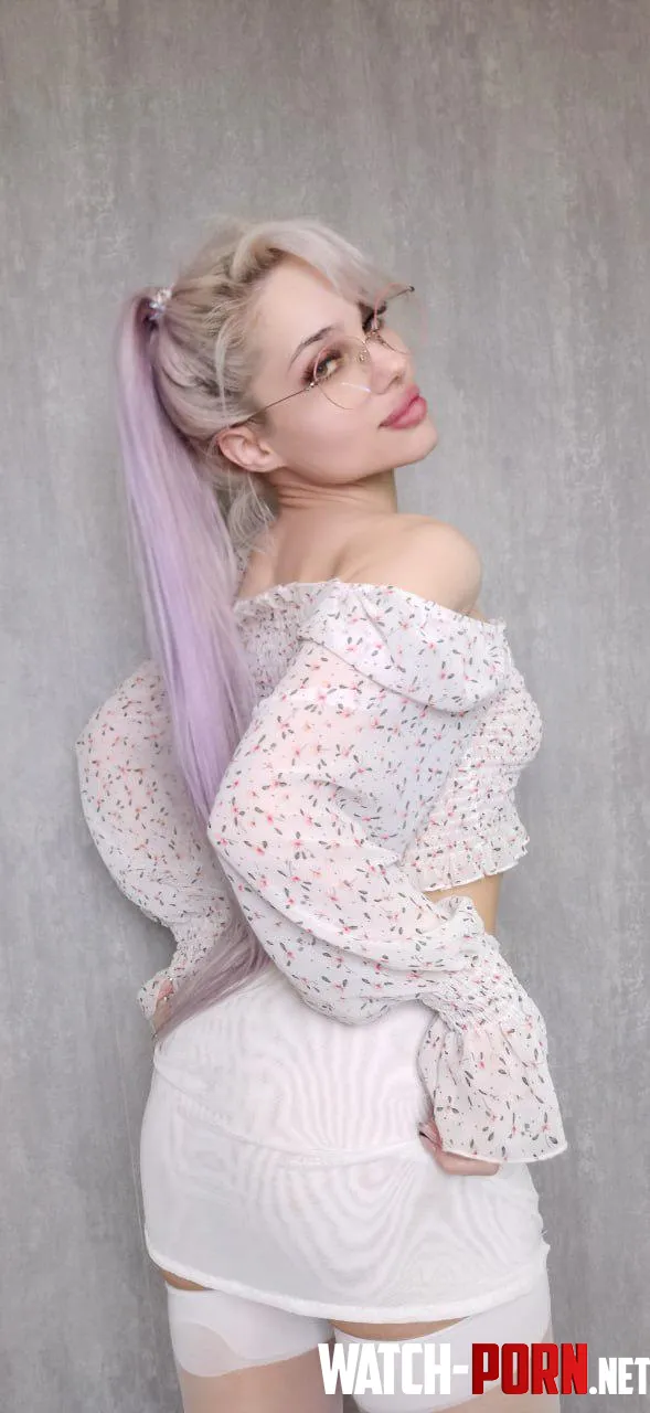 its really a mini skirt i feel so embarrassed when i wear it by WhiteBunnyGrl