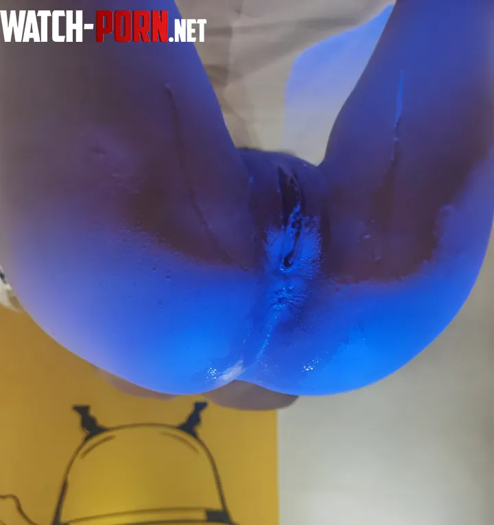 The upside down photo gives another perspective of my cum filled pussy by cutenagirl