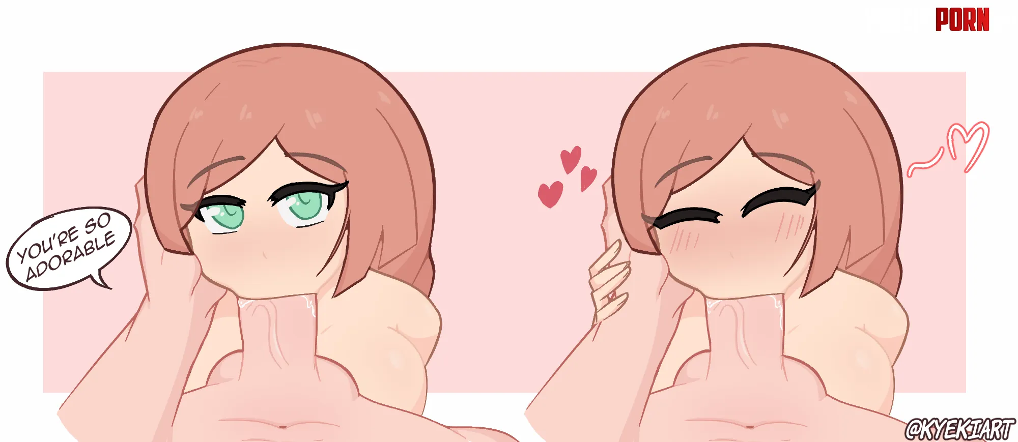 Making her blush by Kye_Ki