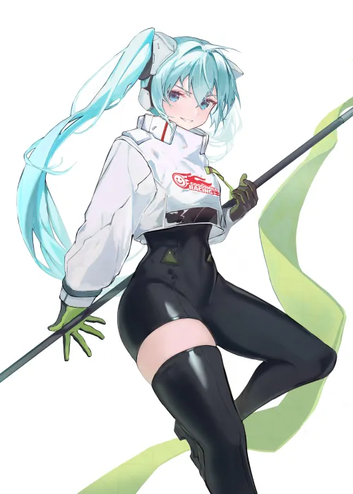 Thumbnail Racing Miku Vocaloid Delight: CheetahSperm18's Animebodysuits Adventure