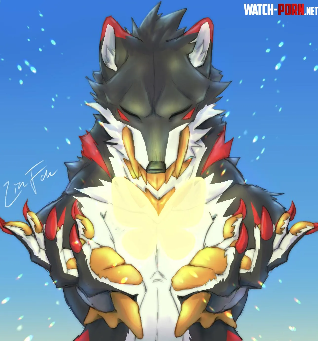 Blue sky new icon art by me by linfan159