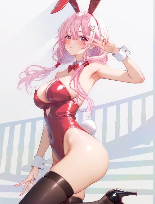 Thumbnail Cosplay Delight: Bunny Girl Inori from Guilty Crown - Pantsu