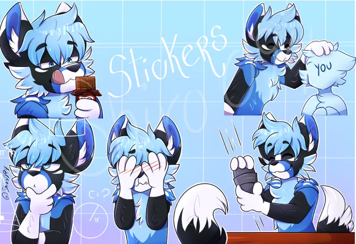 Thumbnail Limited Slots Available for Sticker Pack Commissions on Telegram and Discord | By ShiroAngel15