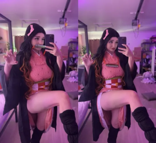 Thumbnail Epic Portrayal: Nezuko From Demon Slayer Transformed by graciewaifux in cosplaygirls
