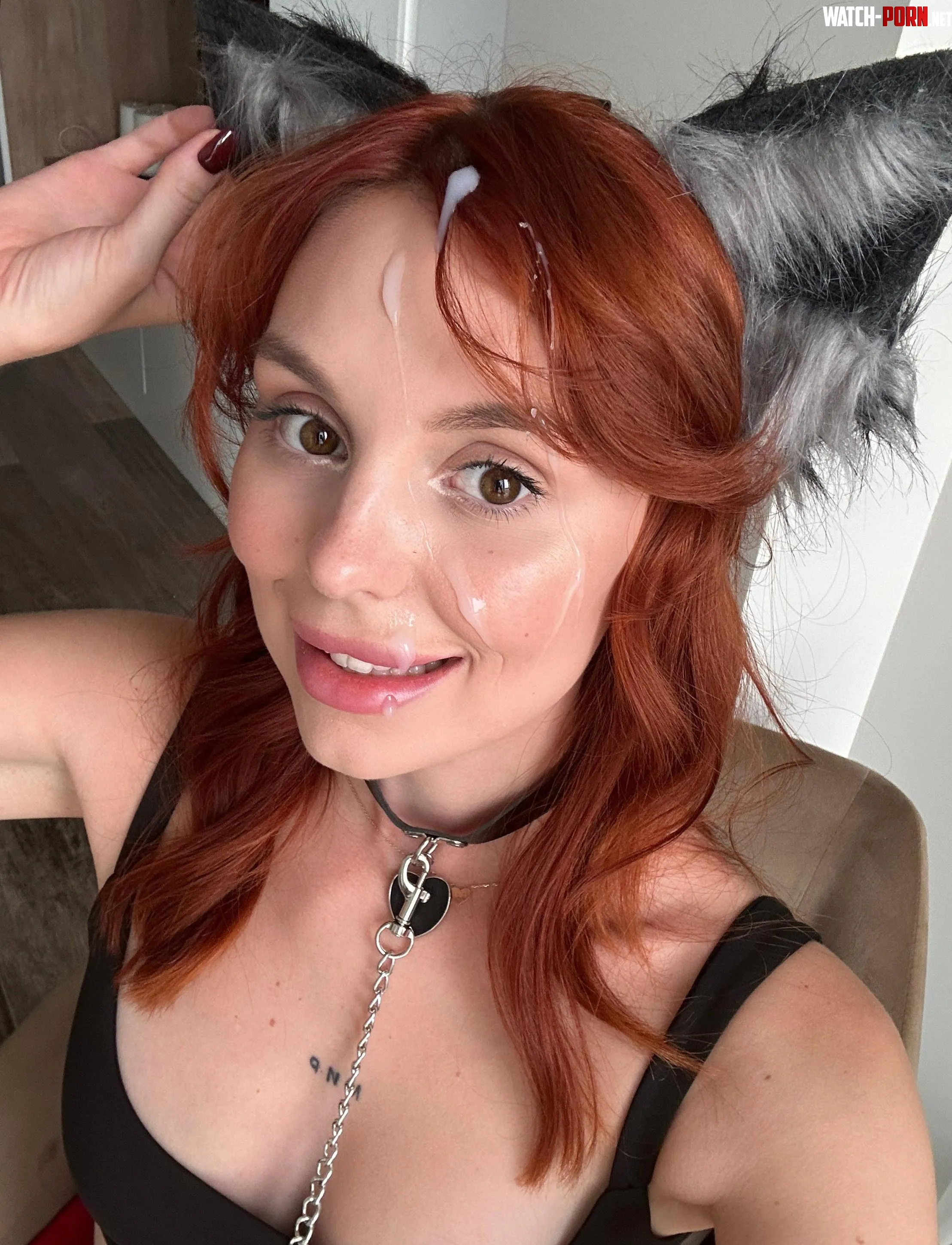 kitty wants to play do you like my new collar by cuttehandsome