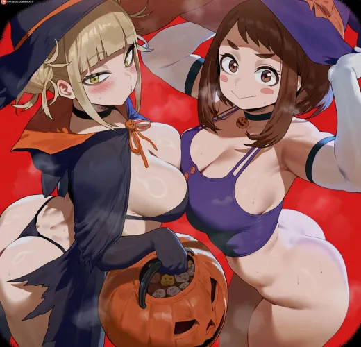 Thumbnail Toga and Ochako's Halloween Extravaganza by Ackerman_Urabe
