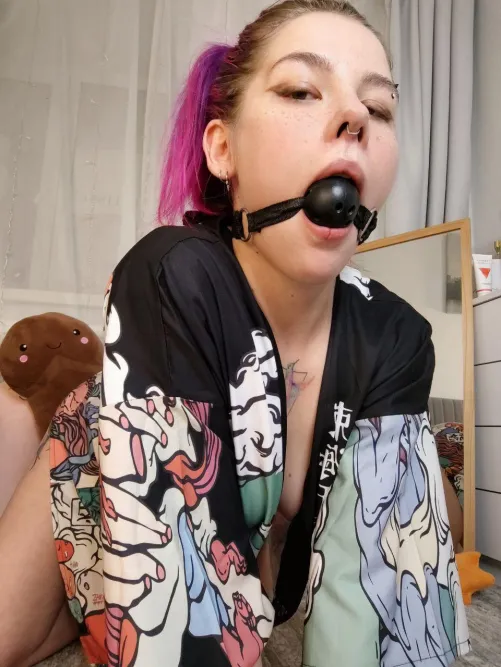 Thumbnail Gagged and Ready for Action | MesmerizingLove