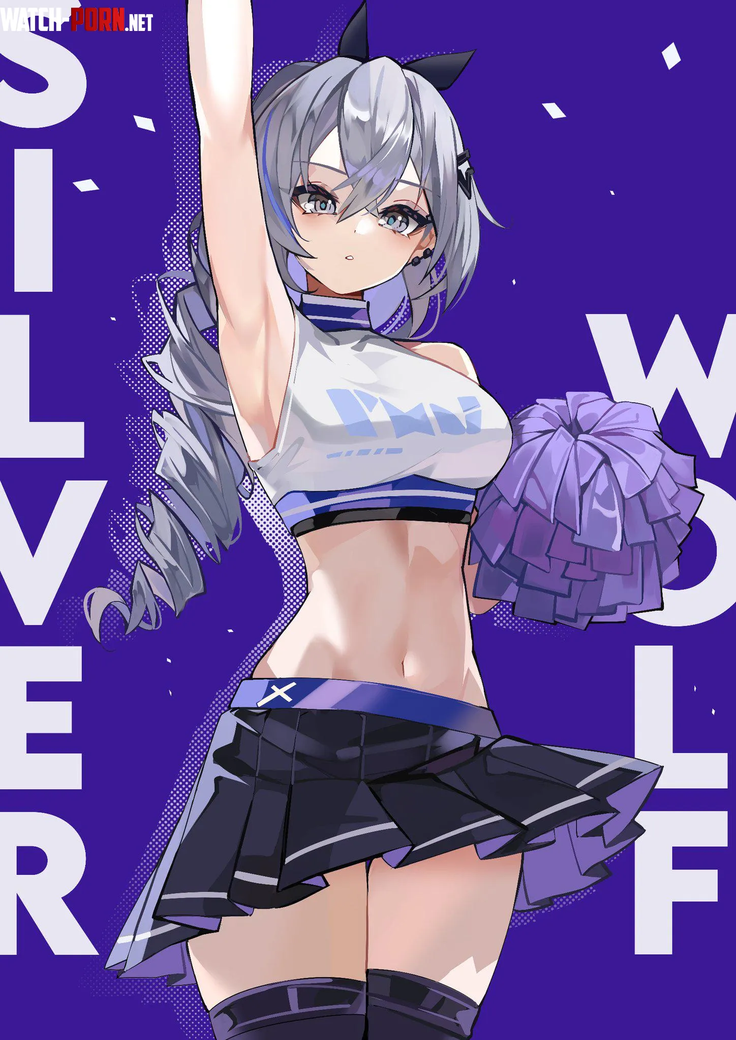 Cheerleader Silver Wolf Honkai Star Rail by Kelzt-2nd