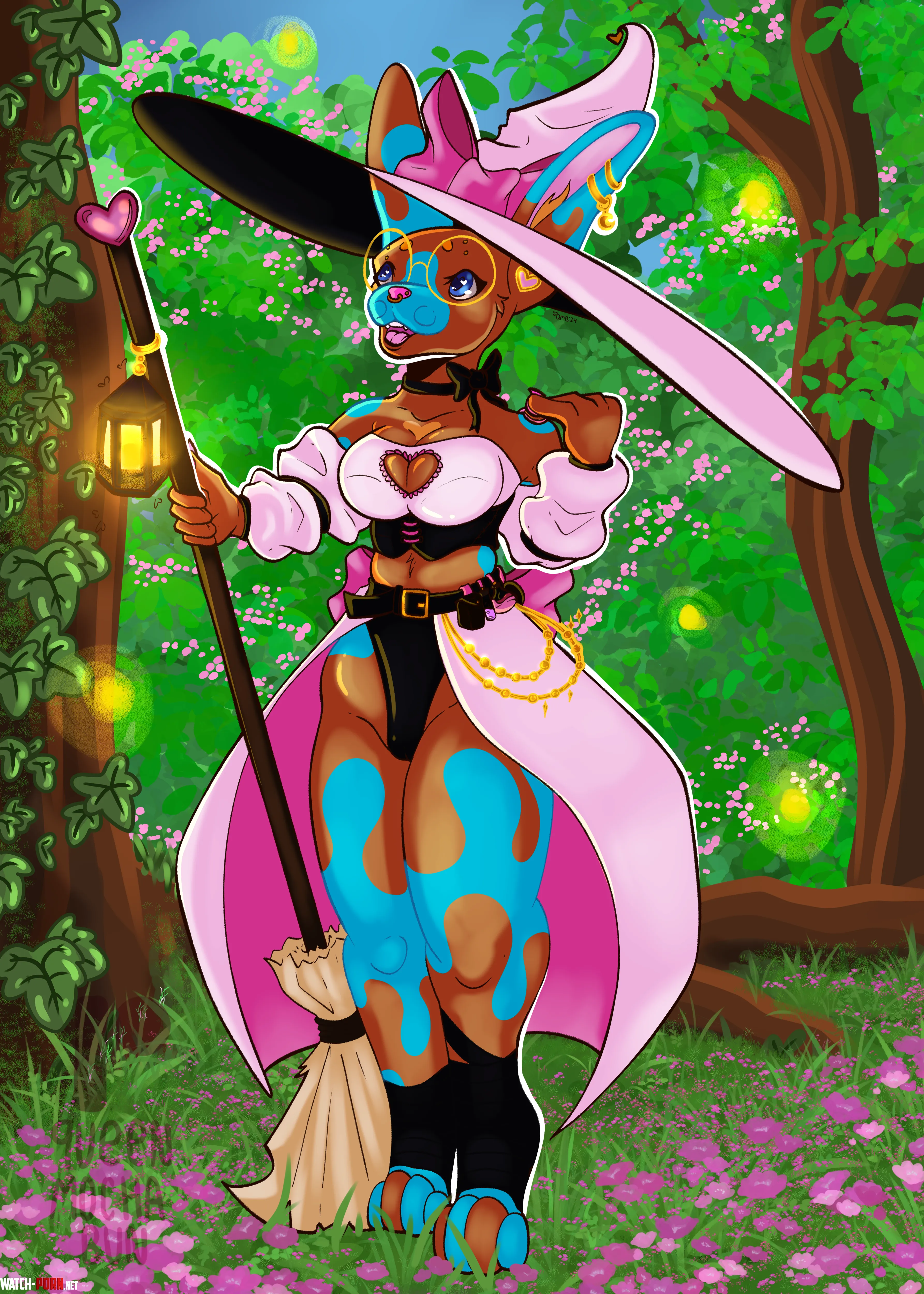 Mocha the Love Witch Art by me Queen Mocha Bun by Queen__Mocha