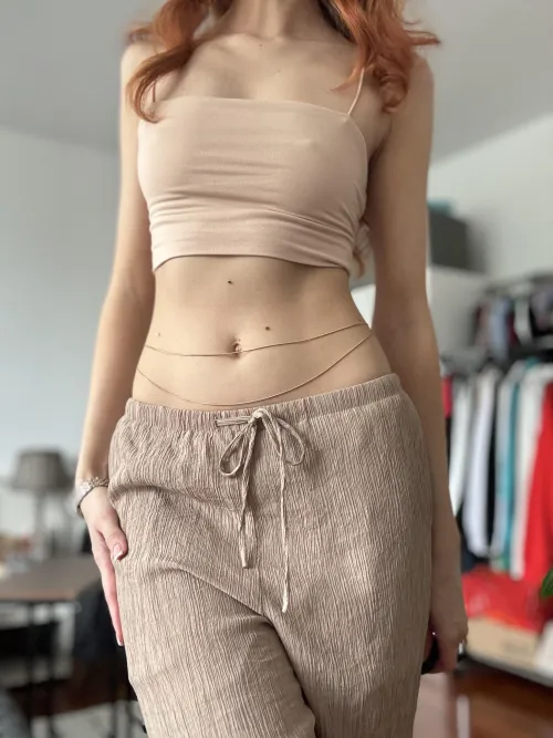 Thumbnail This Top is Almost Invisible by long-legzzz | croptopgirls
