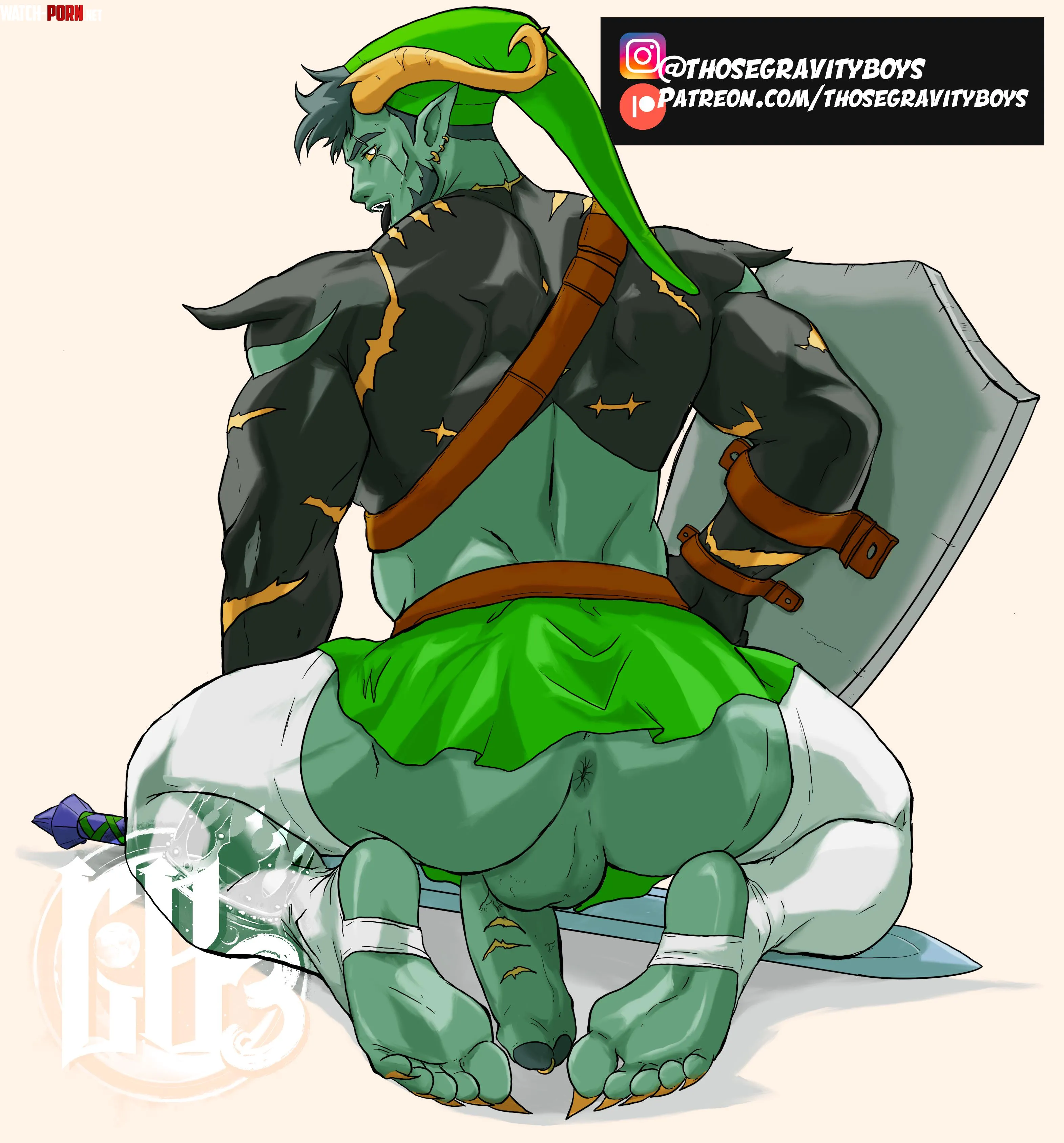 Bolero as Link little Halloween preview  by thosegravityboys