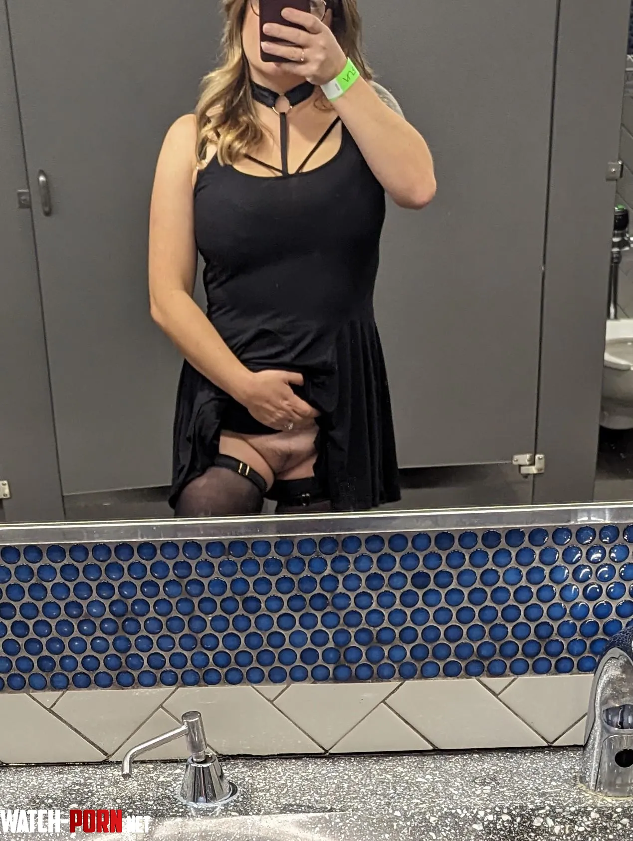 Date night out but my husband has my panties in his pocket by MicksSluttyWife