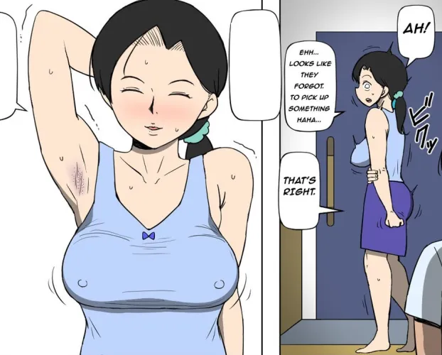 Thumbnail Sweaty Hairy MILF Armpit Manga Exposed by zoro200
