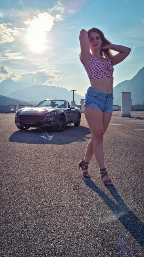 Thumbnail Nice Car, Right by Asuzara | Croptop Girls Category