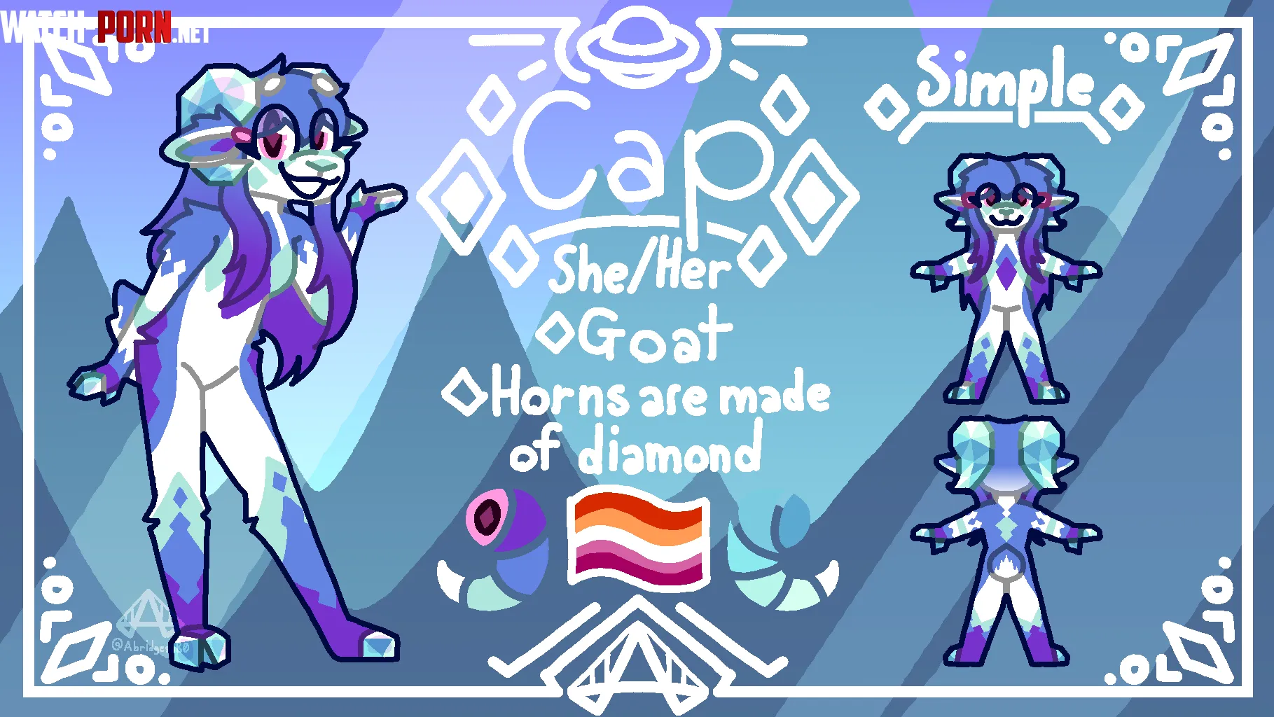 Redid one of my OCs refs by Furry_Alt_a80