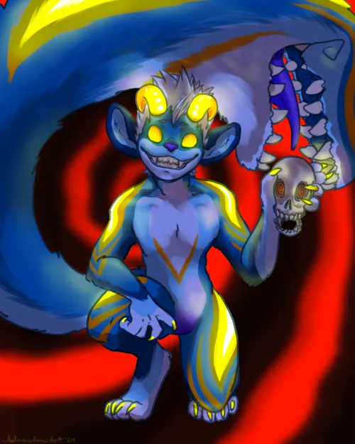 Thumbnail Adrenaline Art: Discover Hypnoskull by adrenalineart in the Furry World