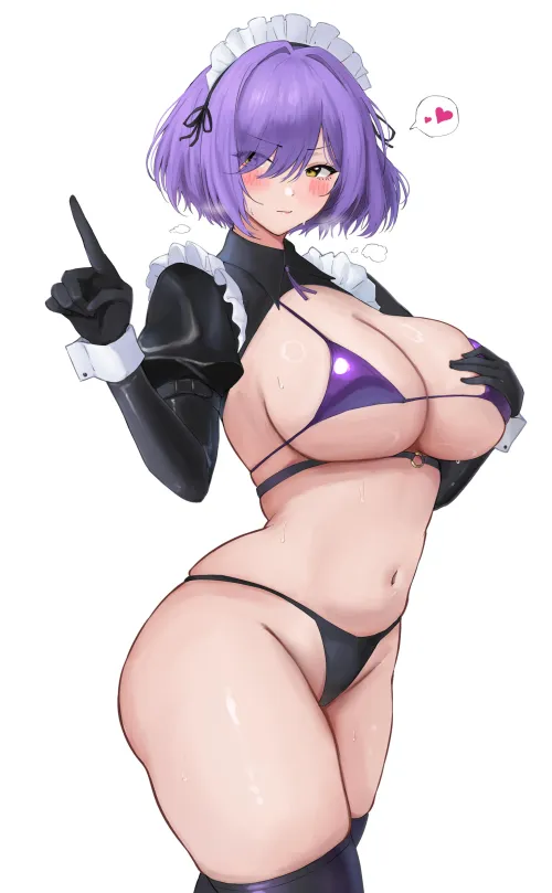 Thumbnail Gloucester Azur Lane by xSaviour_N in BigAnimeTiddies Category