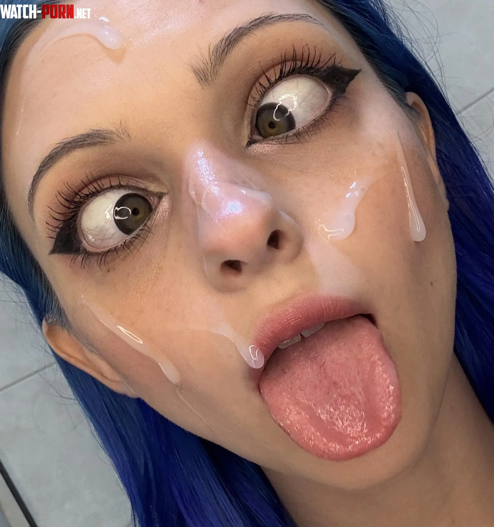 Does my first ahegao help you cum by SirenaLoverrr