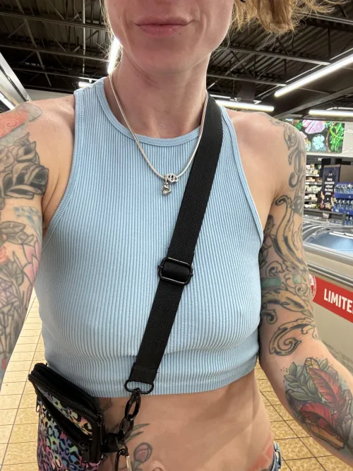 Thumbnail that_Libra Embarks on an Aldi Adventure: A Braless Shopping Experience