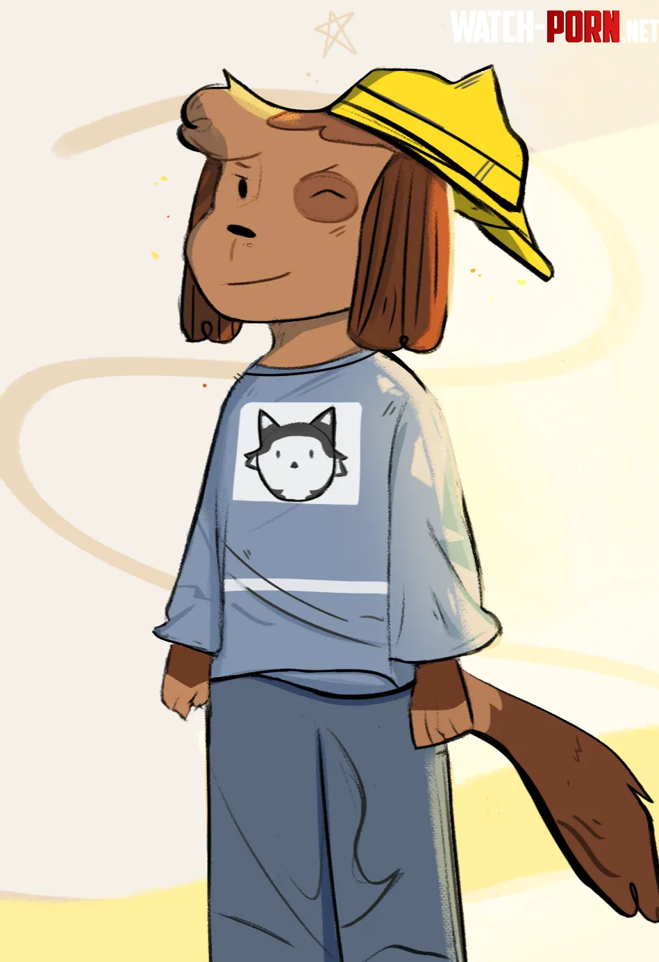 fanart of kip from doginacafe  by waterjefferson