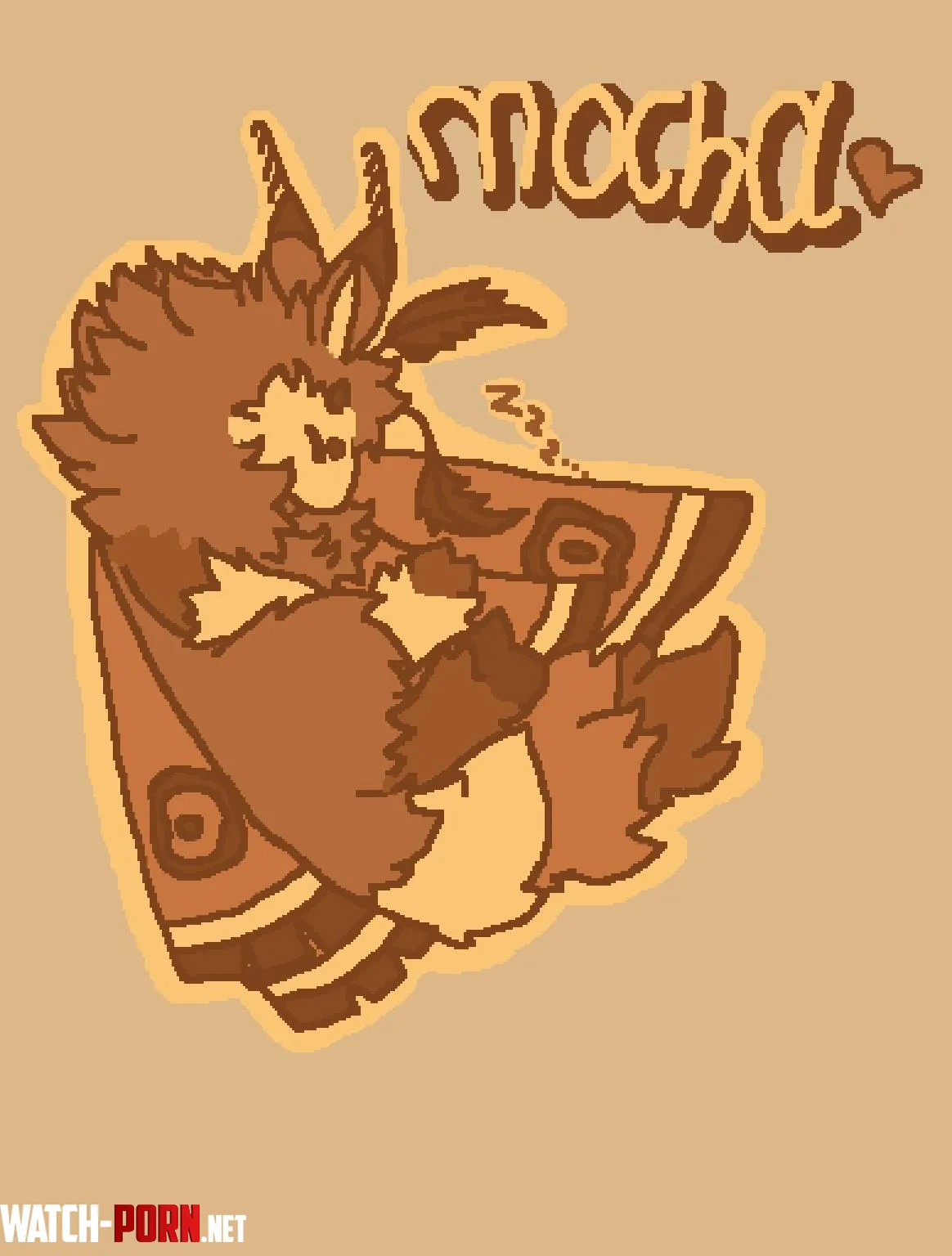 Mocha sleeping  by Aichomaniac
