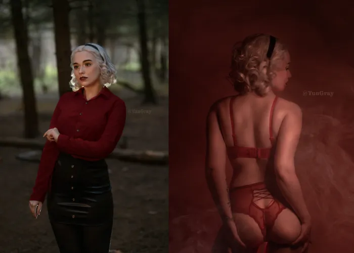 Thumbnail Sabrina Spellman Cosplay Fun by YuuGray | cosplaybutts
