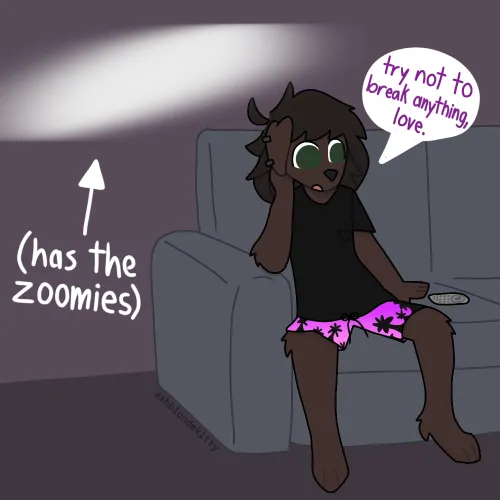 Thumbnail Immerse in the World of zoomies by ashblondekitty: A Furry Tale