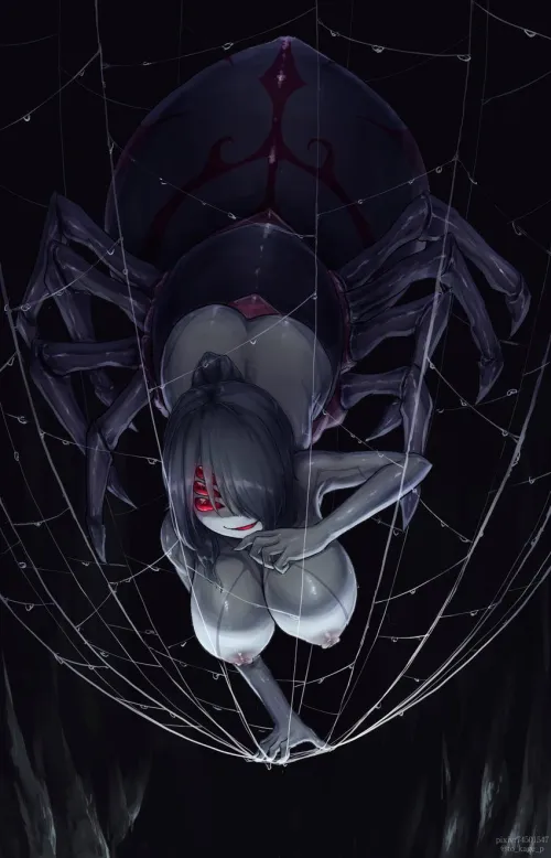 Thumbnail Unveiling the Arachne Lord in Kage P MonMusu Quest by Traditional-Will7148 | MonsterGirl