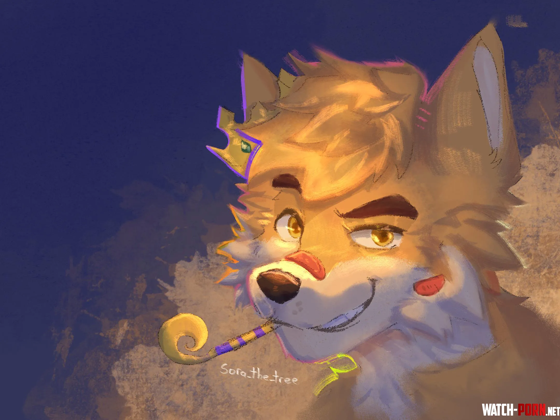 Birthday time char belongs to WhiskeyDingo art by me by Sora-KunOwO