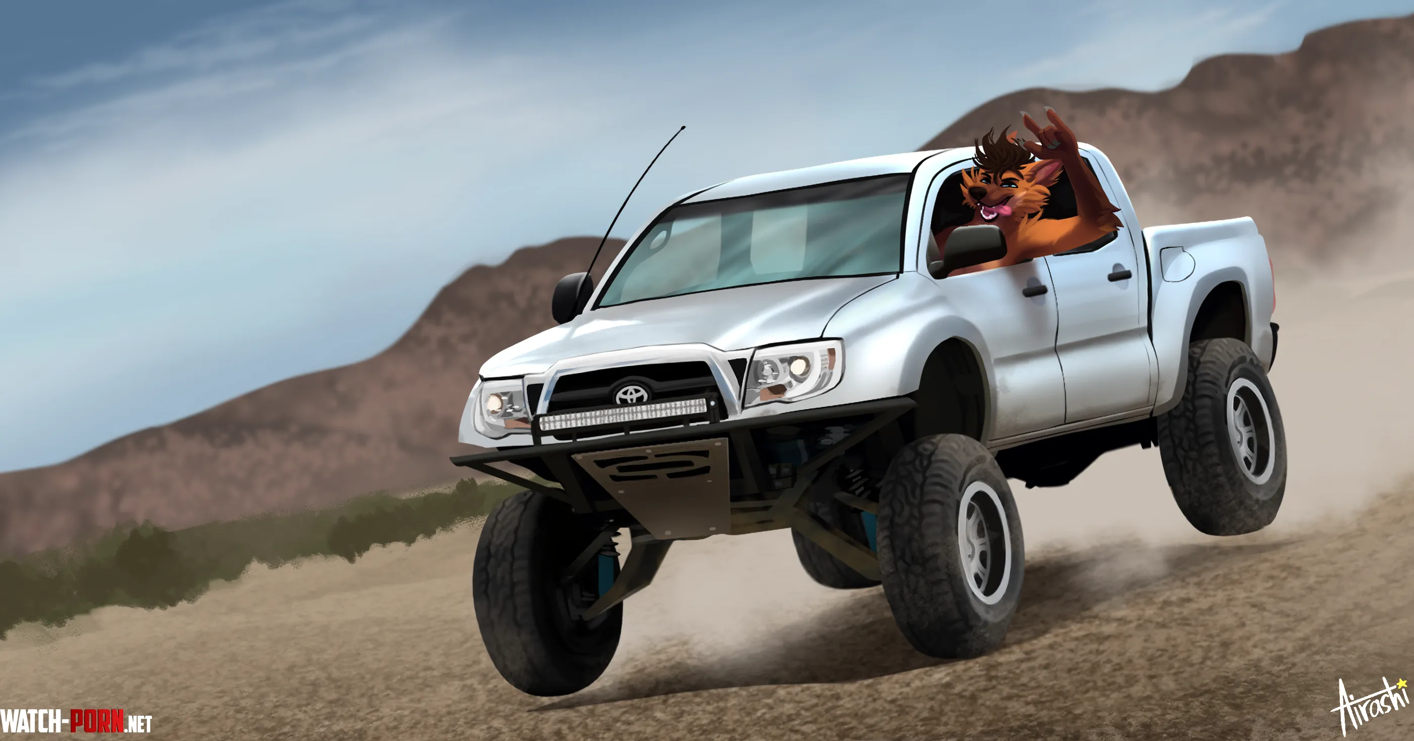 Tacoma Beast Art By Me by Airashi_Suzume