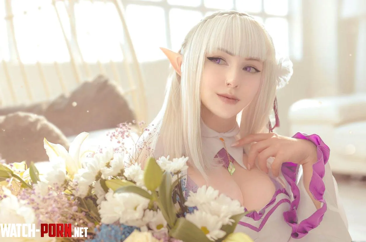 Emilia cosplay by Kuroitsune  by Kuroxkitsune