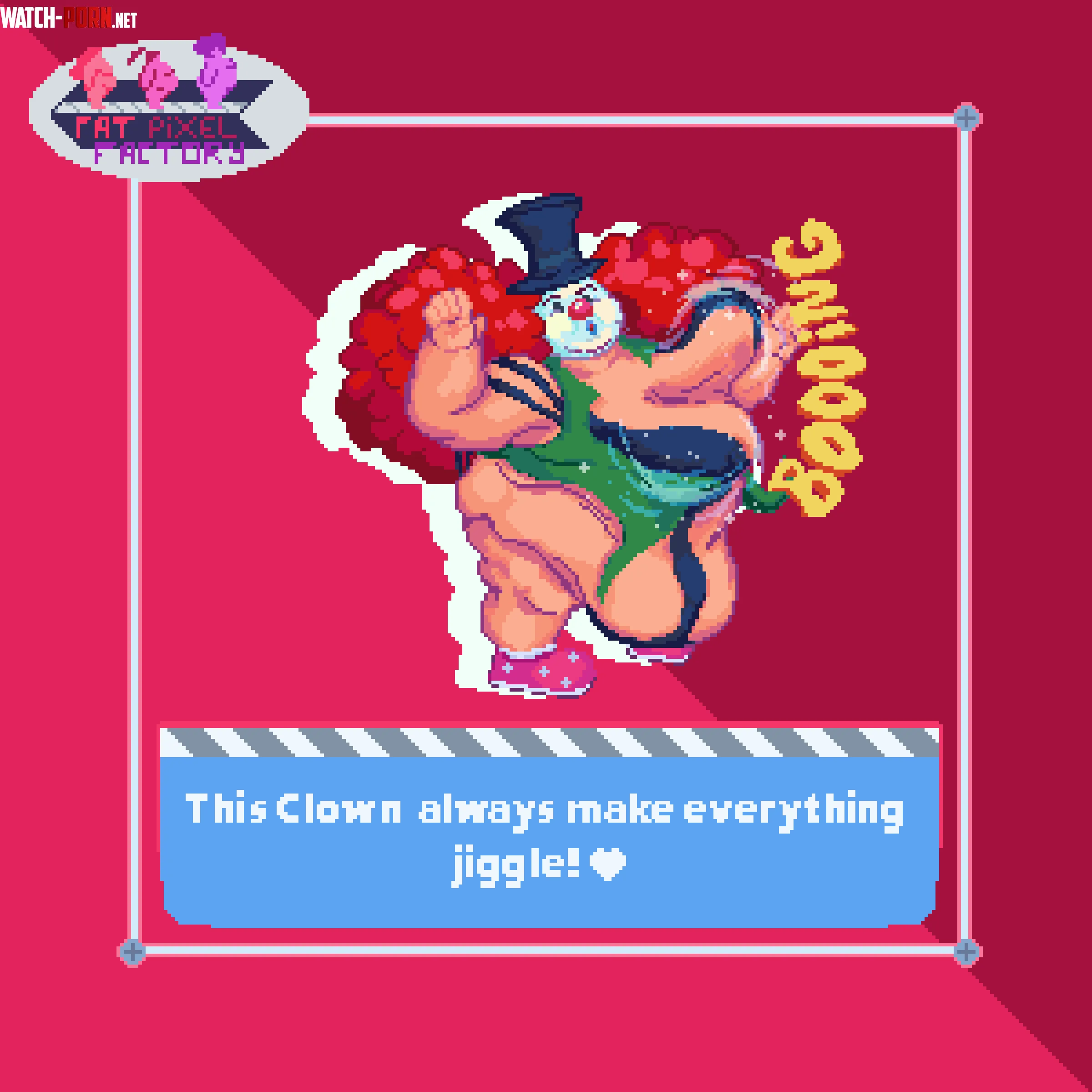 Pixel Art SSBBW Who does not like a clown girl by Expensive-Alps2770