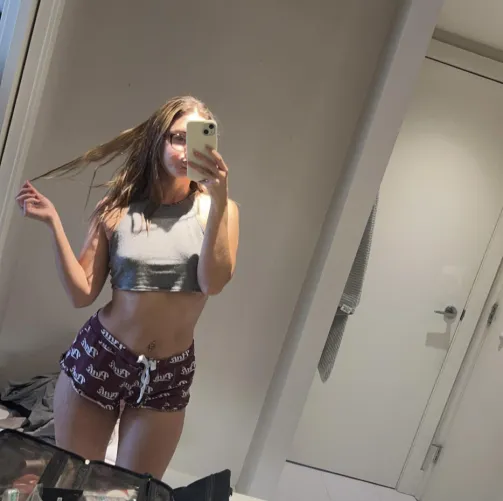 Thumbnail Relaxing in PJs Featured by Sagittariusbabygirl | croptopgirls