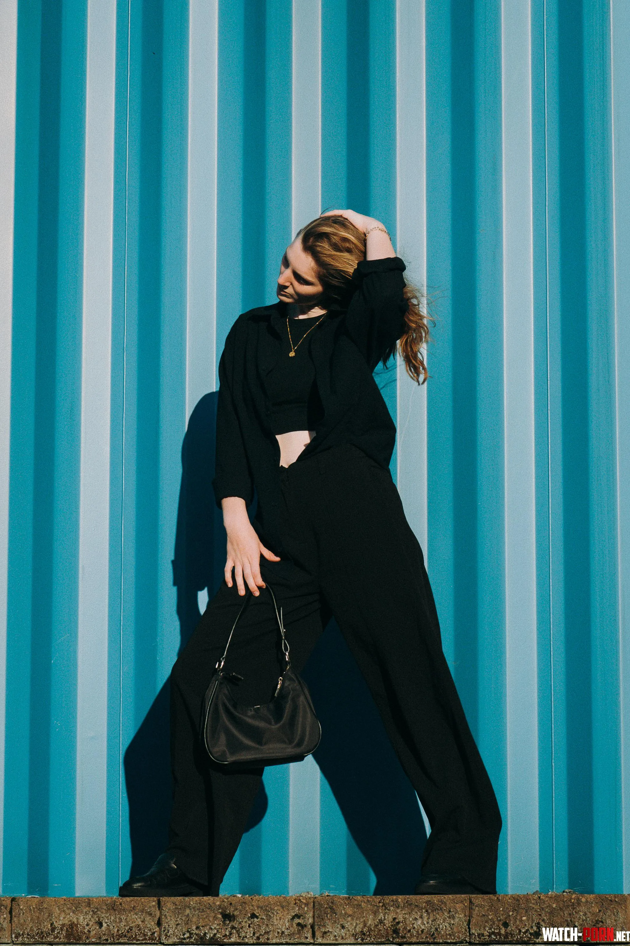 A serendipitous wall with Anna Sony A1 Sony 50mm 12 by Twohourdump