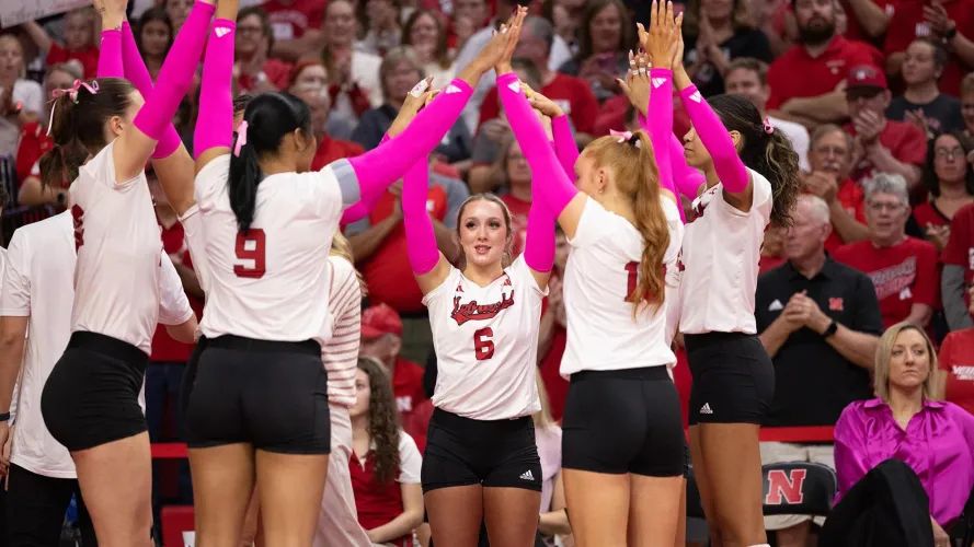 Thumbnail Discover the Nebraska Volleyball Huddle with Big-Perspective-5385: A VolleyballGirls Special