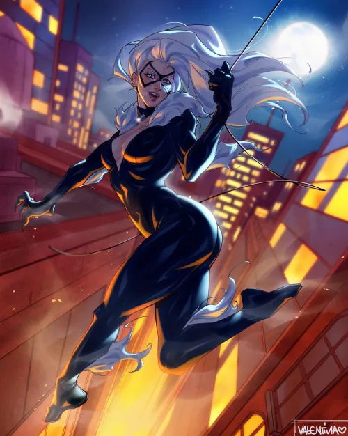 Thumbnail Discover Fitdrawngirls Through TheTMoneyMan's Black Cat Valentinainat1