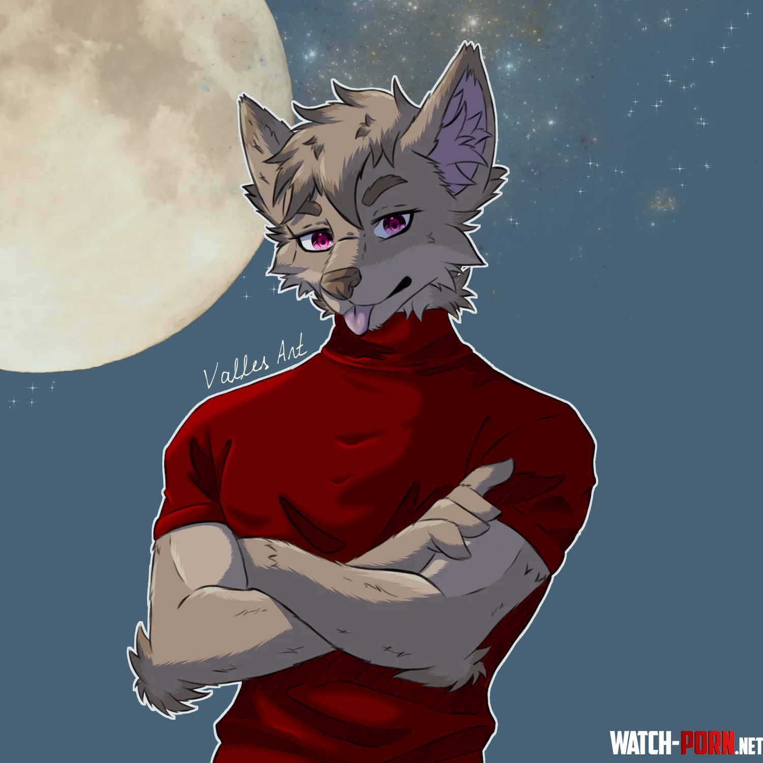 Moonlight  art by me  by VallesGames