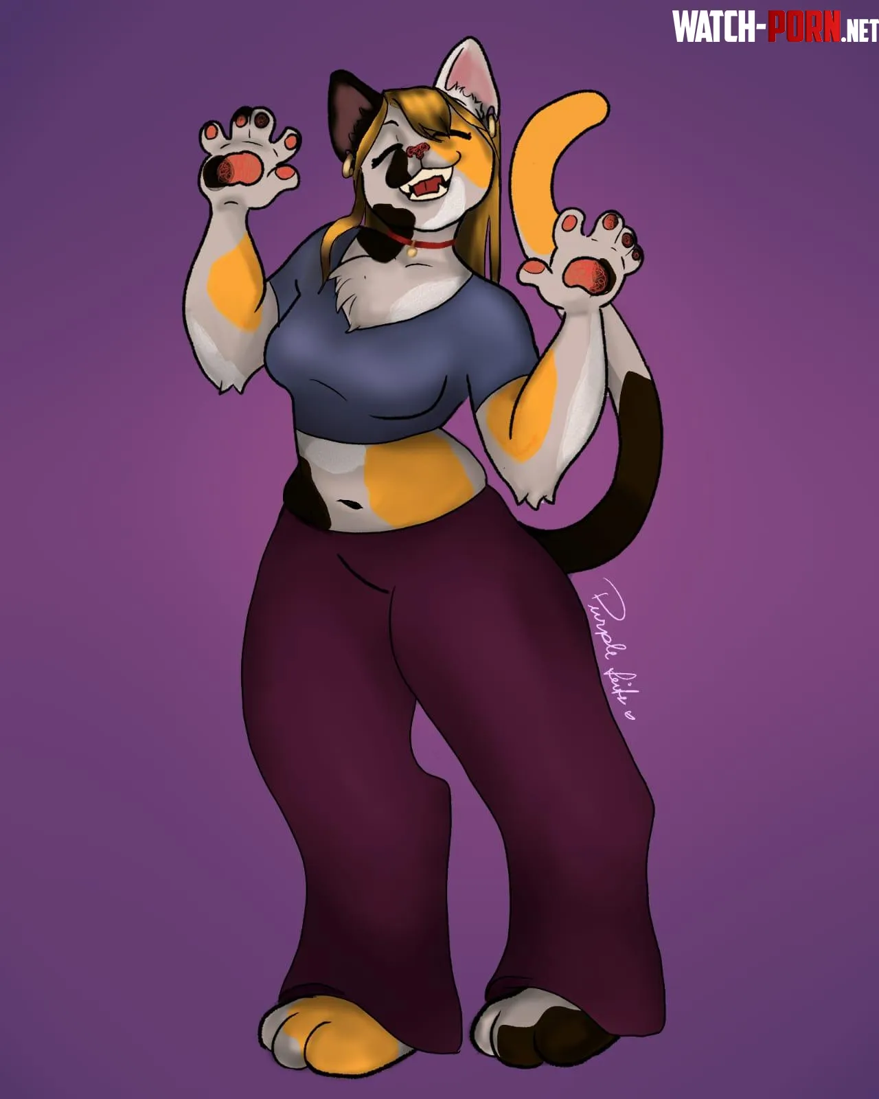Hey Im promoting my girlfriends purplefeits art They do really cheap prices starting at 10 and are available through tumblr and instagram by cheatsykoopa98