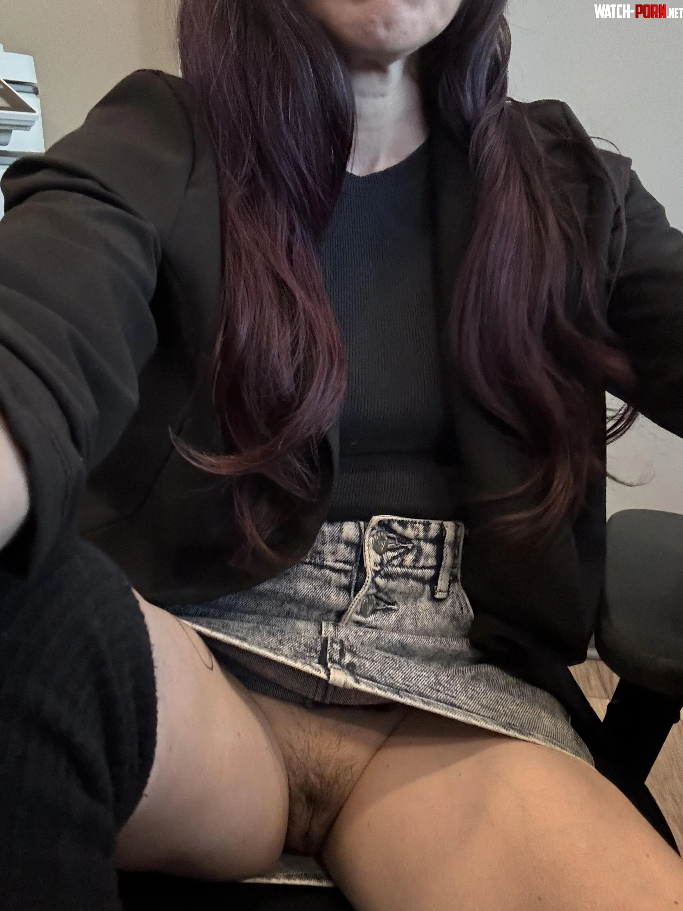 Are you sneaking a peek at this older pussy at the office  by Whatinthe_actual