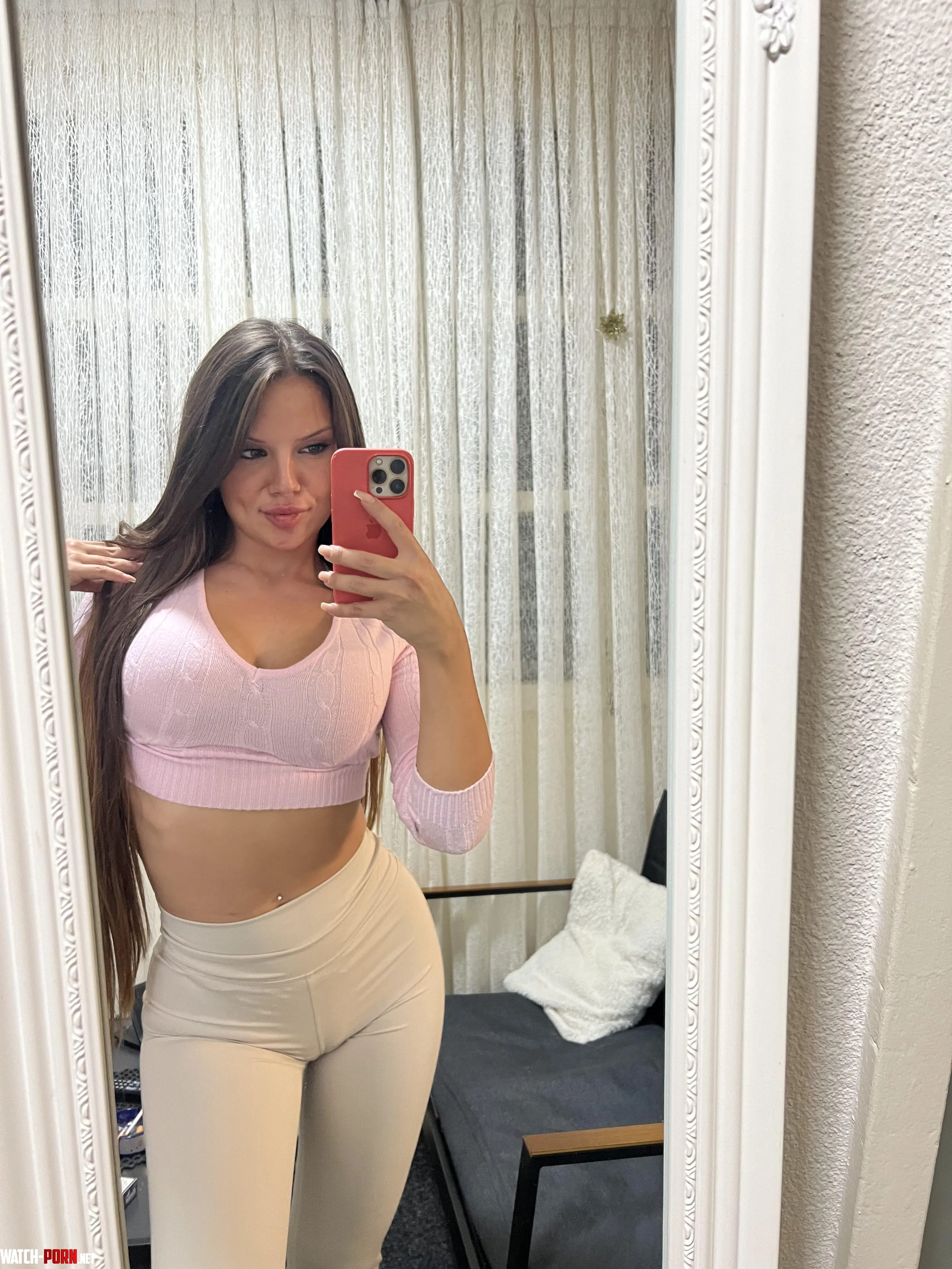 Is it weird to wear a pink top as a regular top for work  by AstralAzure24