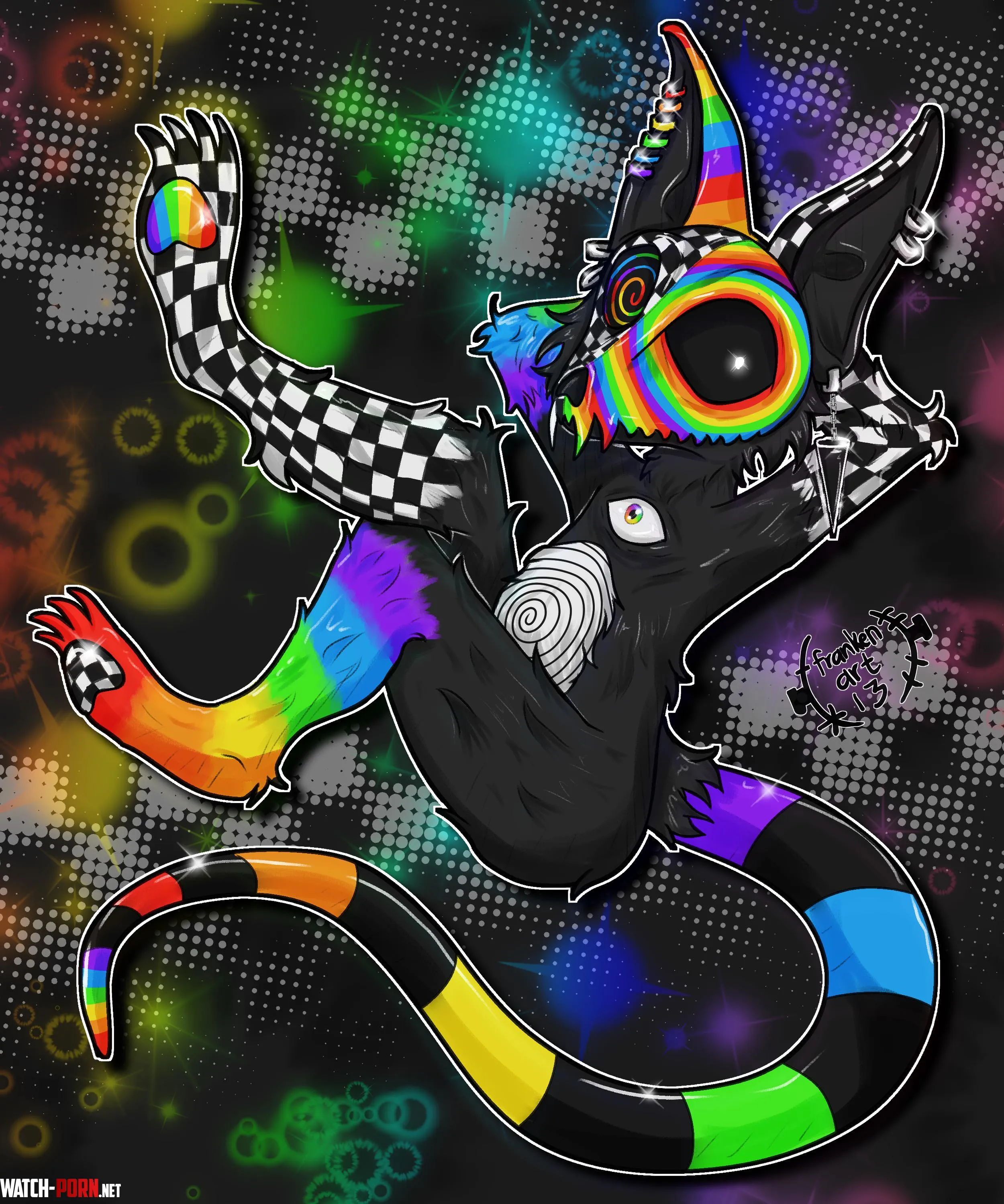Remember Hysteria You guys were so nice and into him so I decided to try drawing him Im still learning how to draw furries but I think it turned out alright  by frankenart13