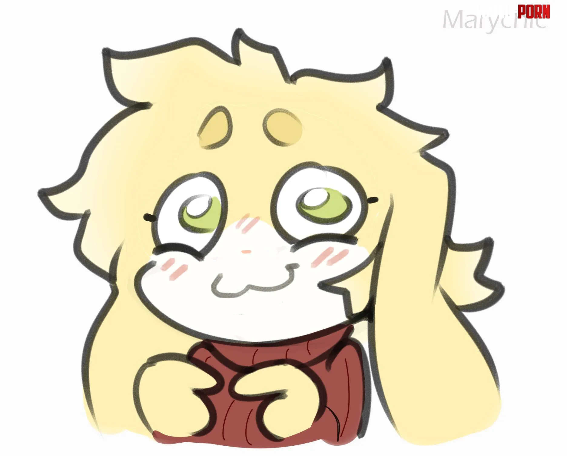 Shy bunny art by me by Marychic3908