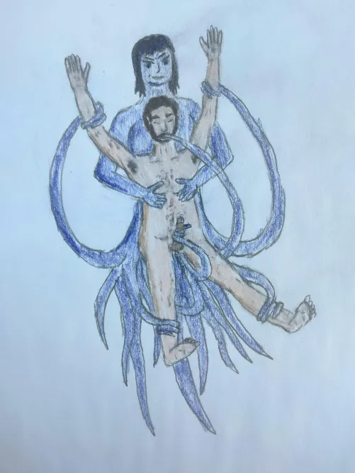 Thumbnail Exploring Weak-Kaleidoscope-70's Fantasies with a Tentacled Woman in MonsterGirl