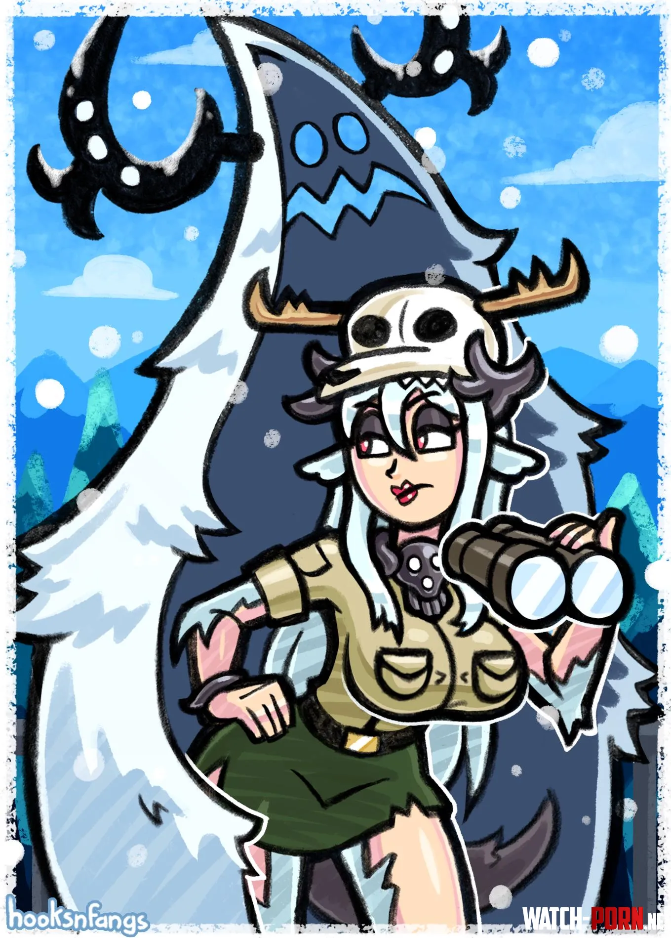 Park ranger wendigo by Jaxx1992