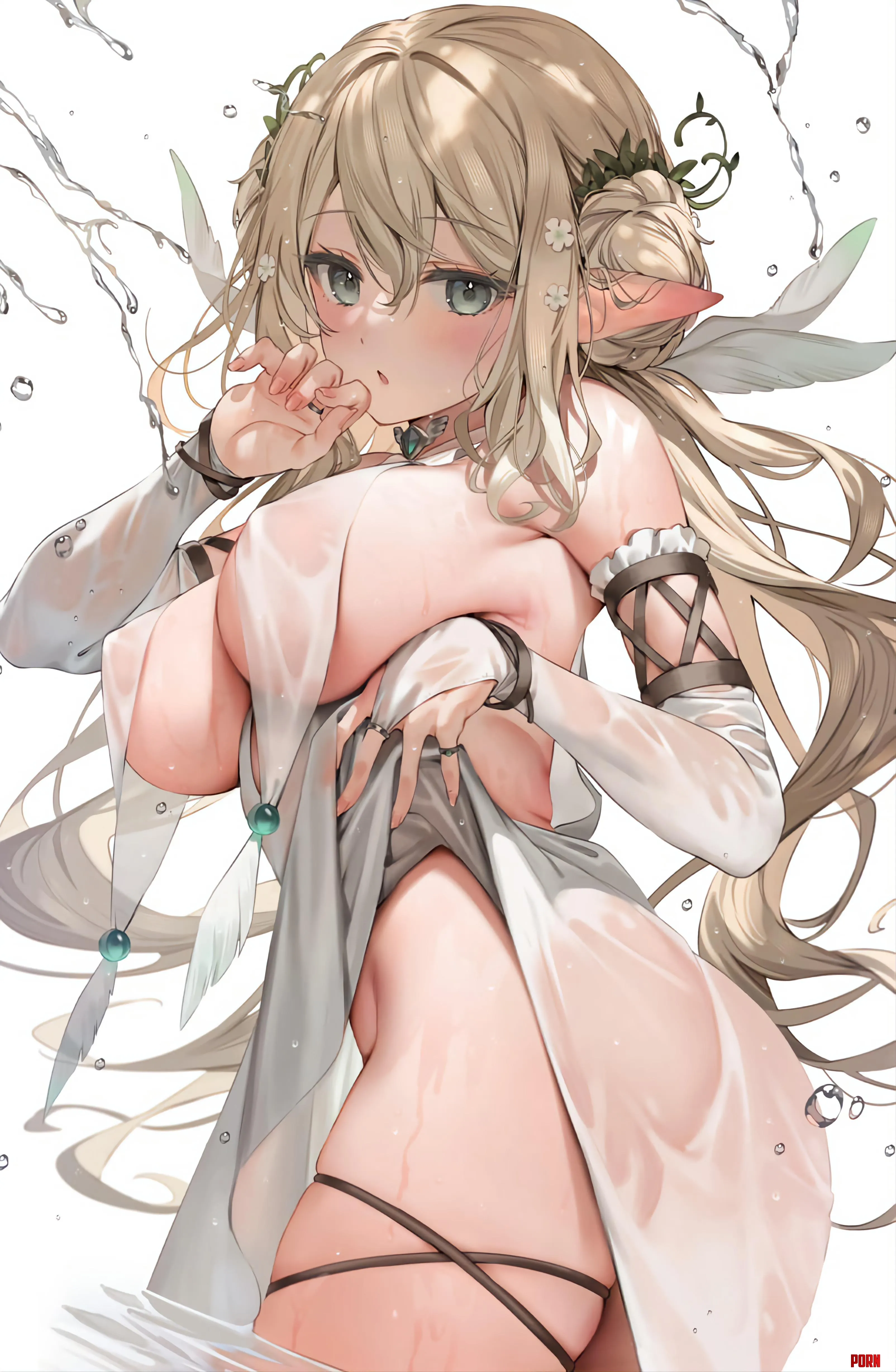 Soaking wet elf by marxsander2016