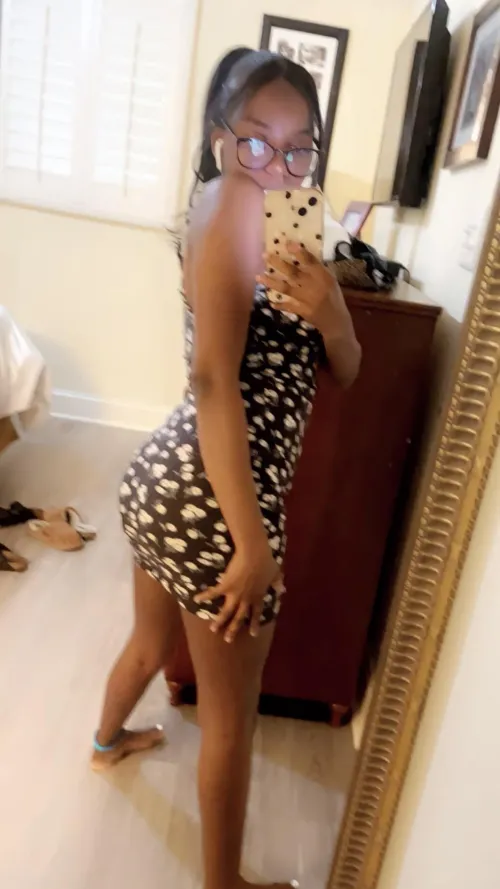 Thumbnail Boasting Booty in a Stunning Dress | AdLumpy7711 | xsmallgirls