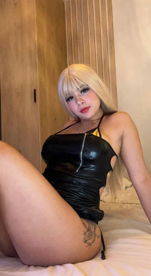 Thumbnail Luxe Leather Desires - 'just me in leather and barely legal f18' by chicxgoddess