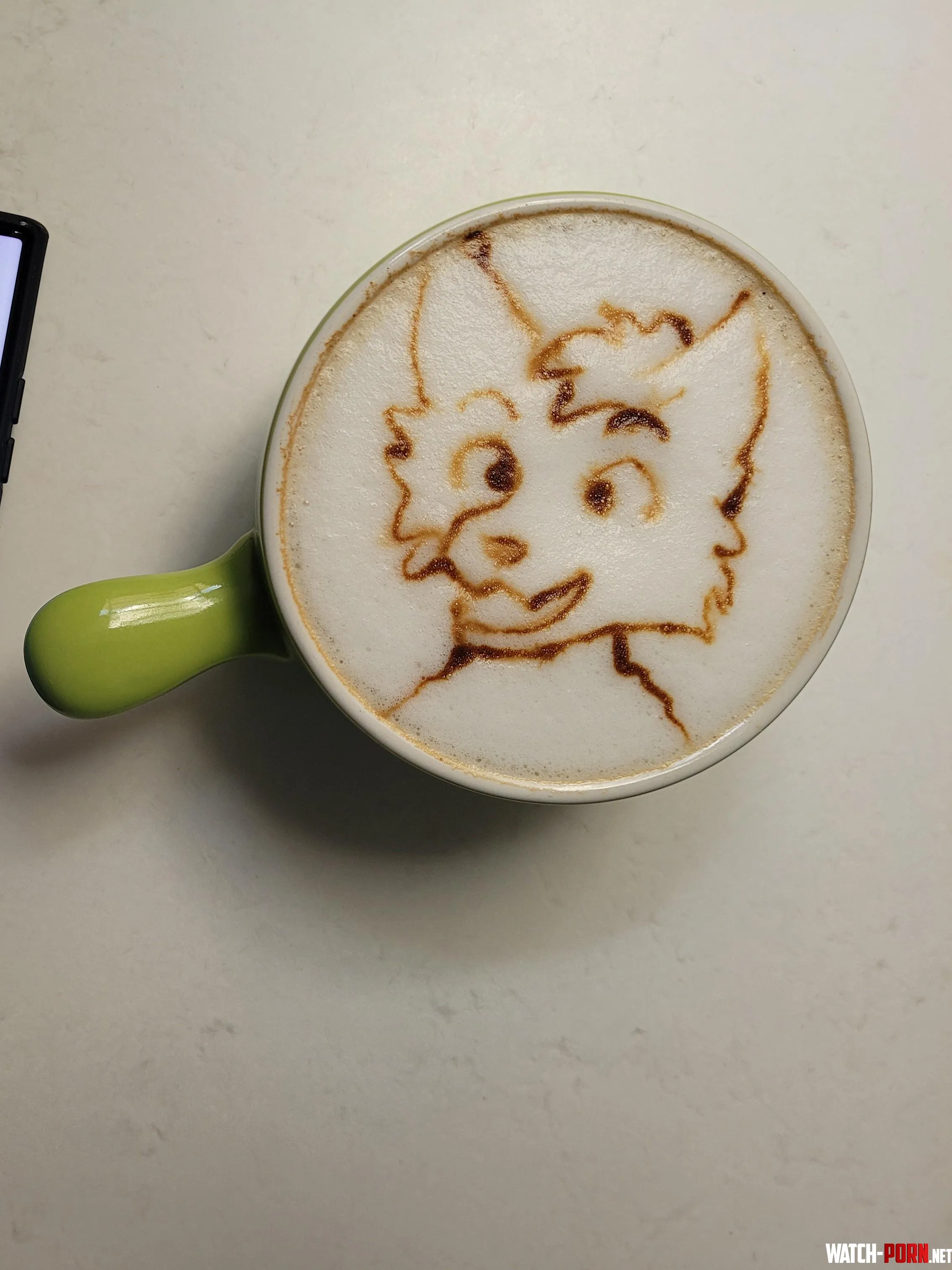 I tried furry latte art 3 by venturafolf